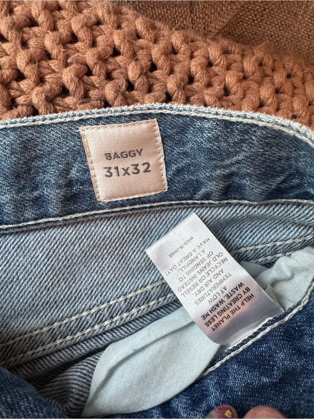 PacSun Baggy Jeans 31x32 Light Wash Wide Leg Denim NWT Streetwear
